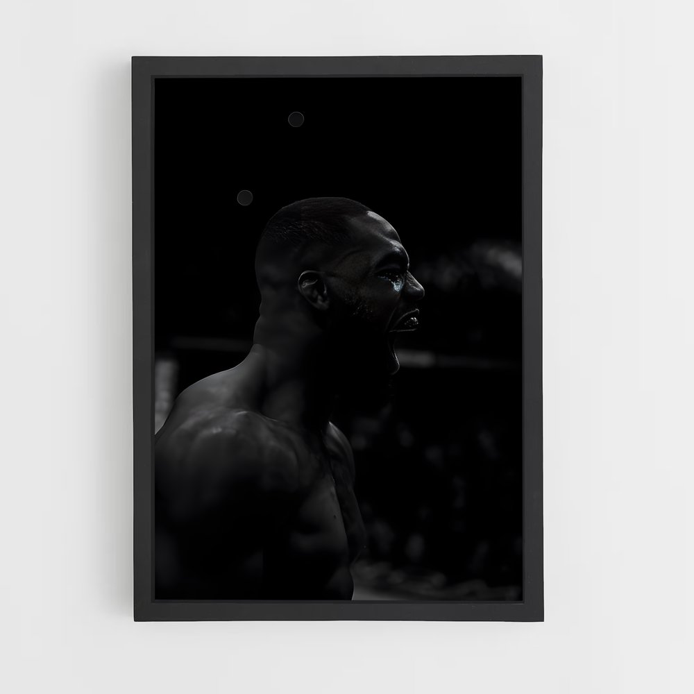 Poster Jon jones entretenue – affiche MMA (vue 2)